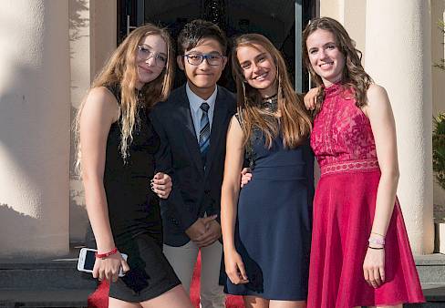 ISSFT students at graduation ball