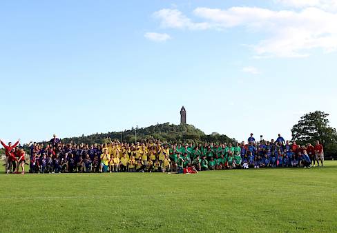 ISSFT summer school students in the uk in a group activity