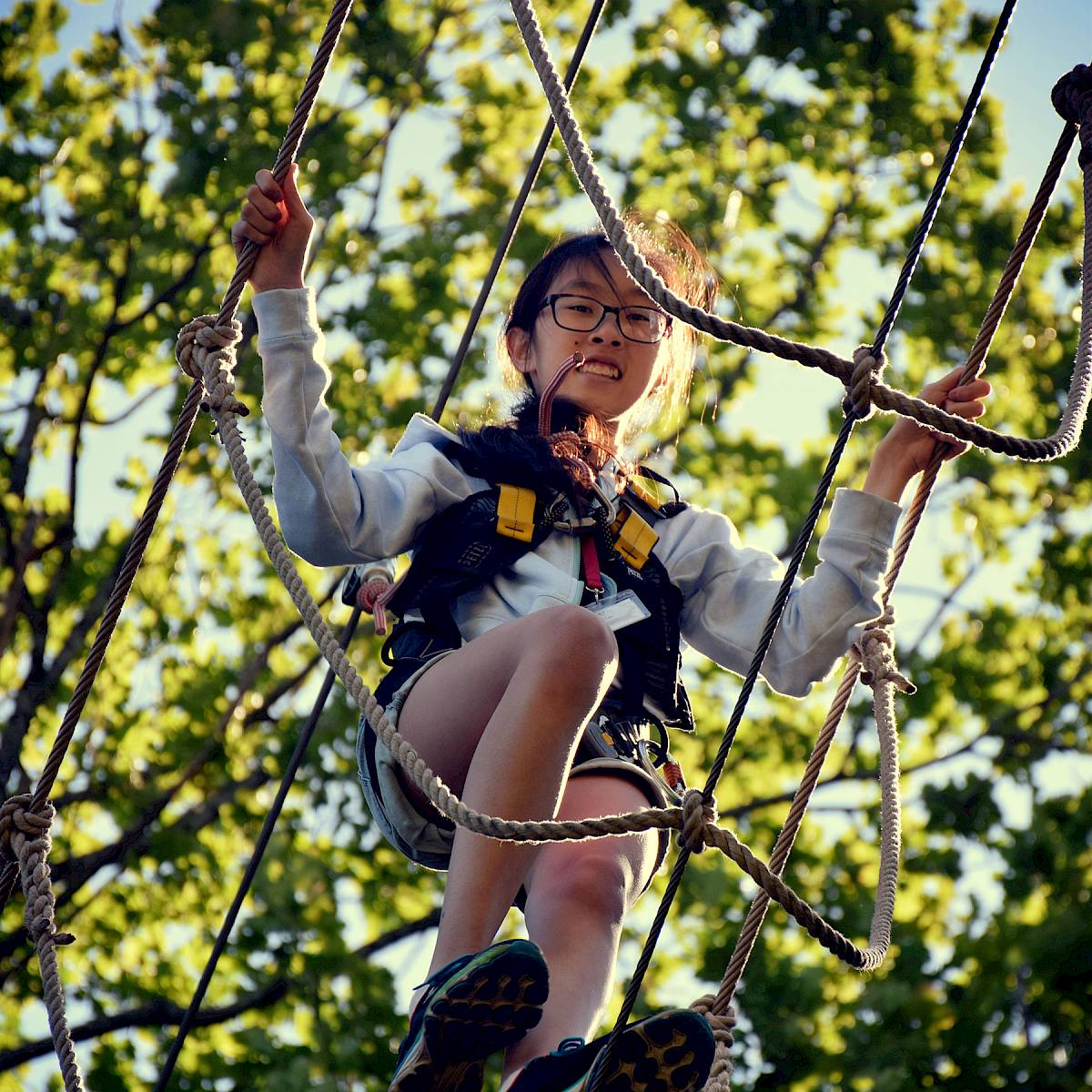 ISSFT student ropeclimbing
