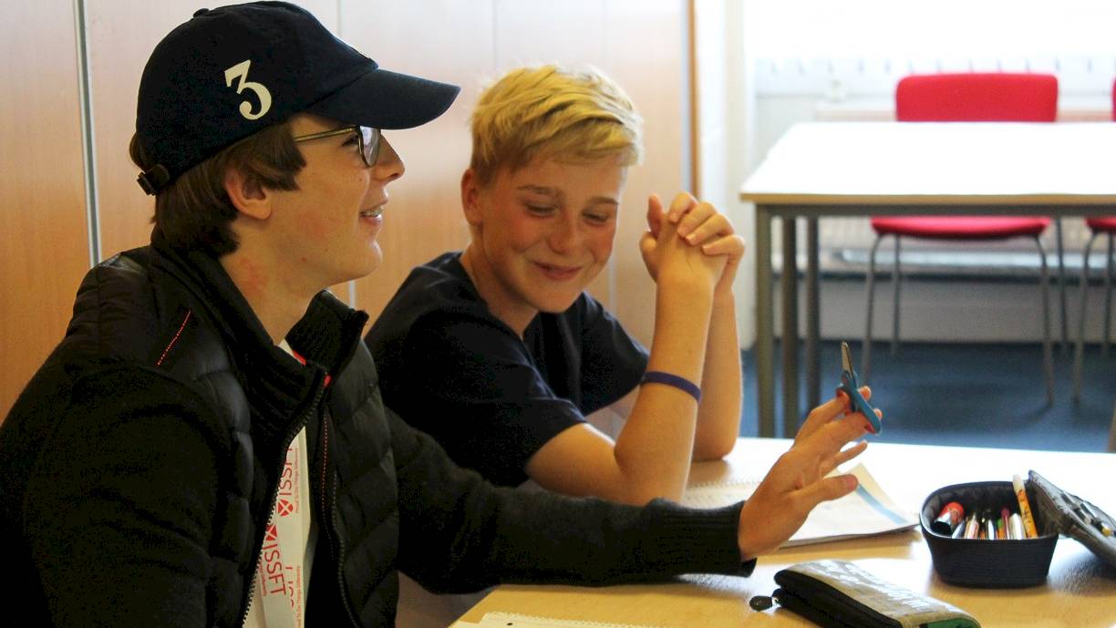 ISSFT students enjoying their class experience