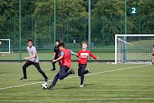ISSFT students playing soccer