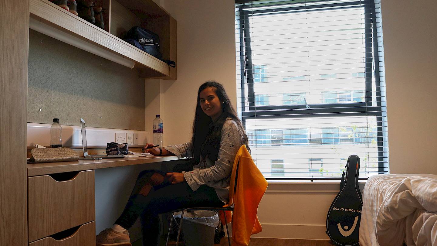 ISSFT student in their room