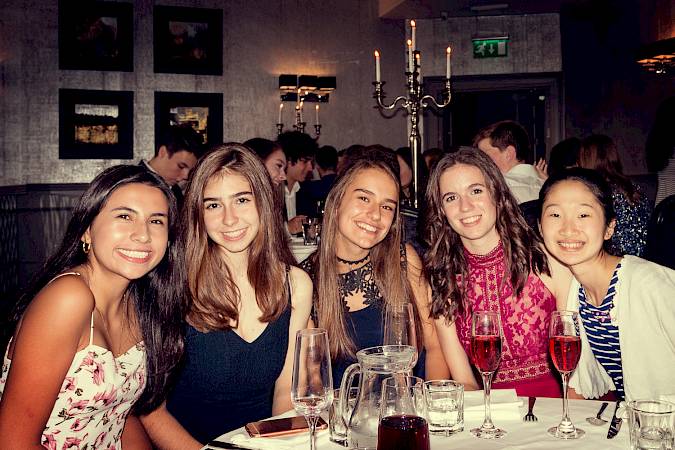ISSFT students at their leavers ball