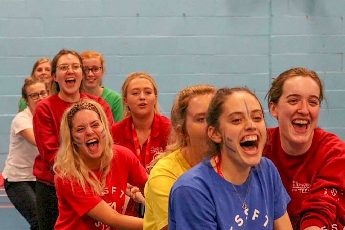 ISSFT students playing house games