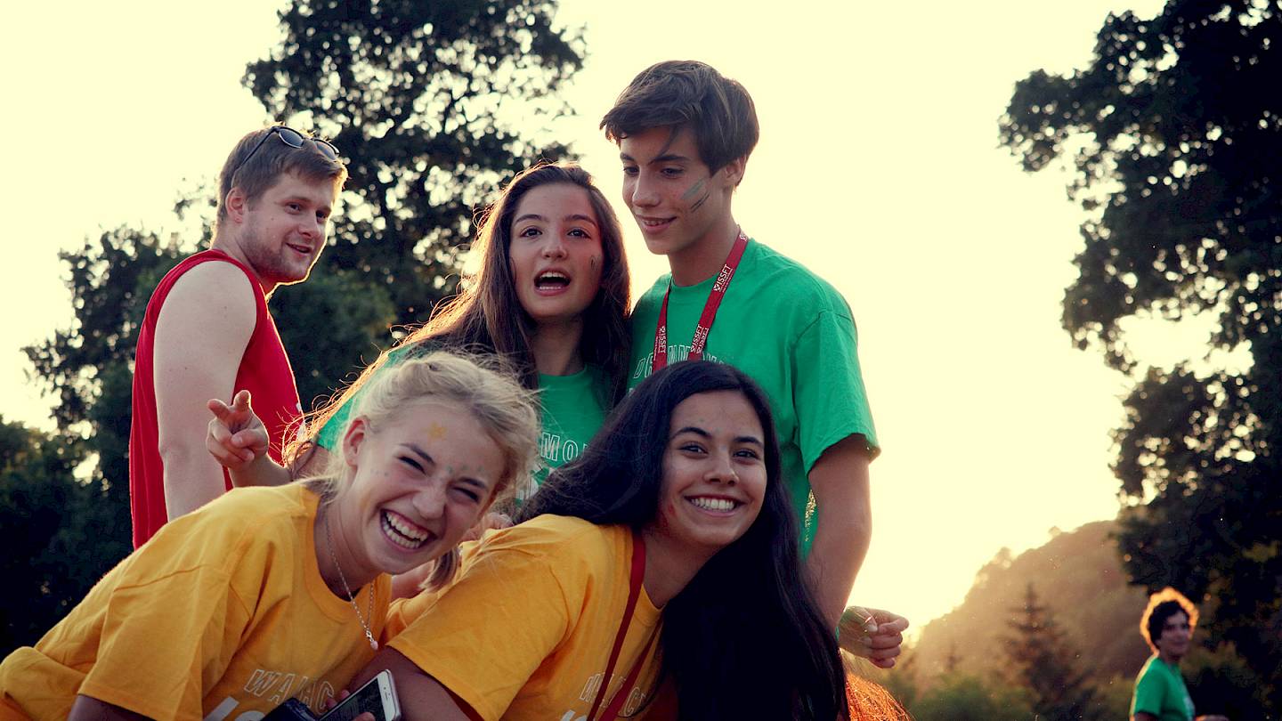 ISSFT students enjoying some free time in the sun