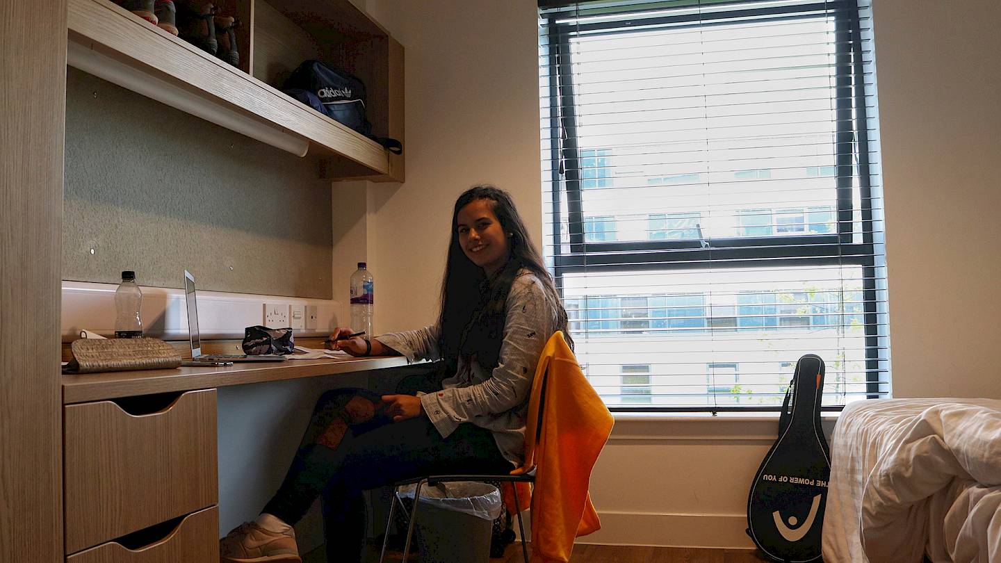 ISSFT student in their room